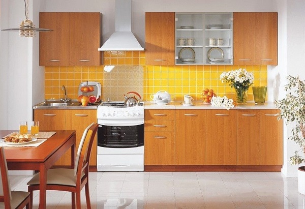 Мебель с кромкой пвх 1*43 мм BR501 - пример использования. Цвет ольха.