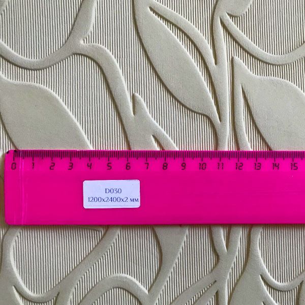 3Д панель D 030 гибкая для стен, потолков, дверей и мебели - размер рисунка