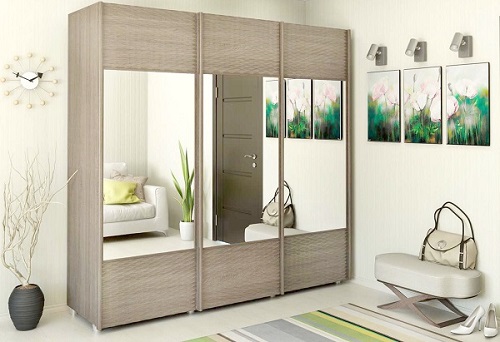 Мебель с накладным кантом пвх U16 BK9509 - пример использования. Шкаф дуб крафт серый.