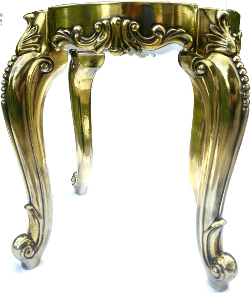 Пуфик из ABS-пластика SY 33004 с гальваническим покрытием.