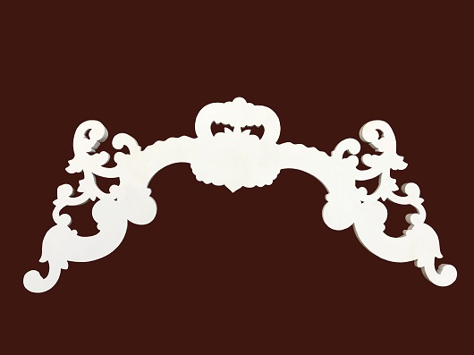 Дверной декор SY 16005 вид сзади.