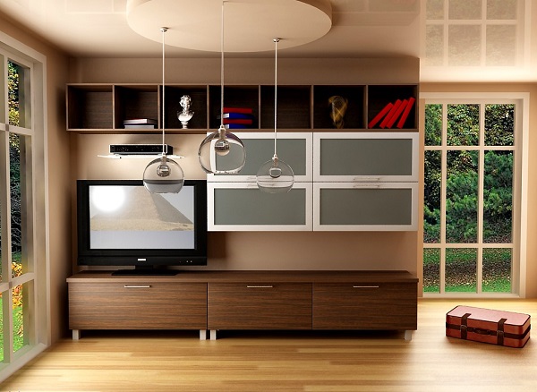 Мебель с кромкой пвх 0,4*25 мм CL1345 - пример использования. Цвет дуб гладстоун табак.