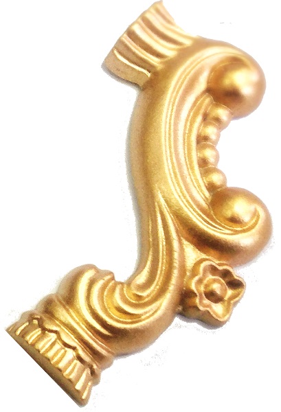 Пример окрашенного углового мебельного декора SY 0851-2