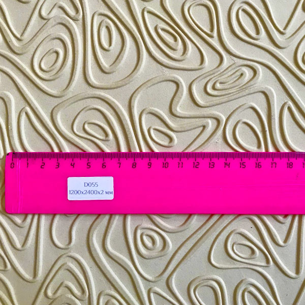 3Д панель D 055 гибкая для стен, потолков, дверей и мебели - размер рисунка