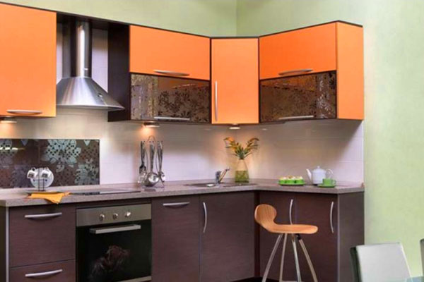 Мебель с кромкой пвх 1,8*19 мм BR723 - пример использования. Цвет пламя.