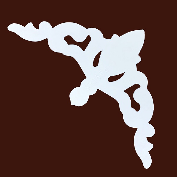 Мебельный угловой декор SY 0654 вид сзади