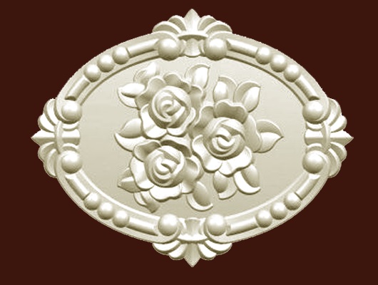 Декоративный элемент SY 13119 из гибкого ПВХ для фасадов и мебели различного назначения.