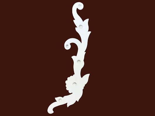 Мебельный вертикальный декор SY 0950-1 вид сзади.