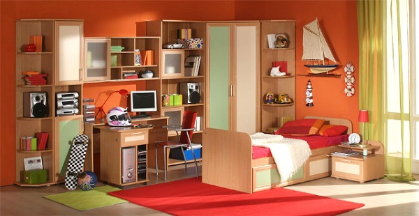 Мебель с врезным кантом пвх 017B BK7401 - пример использования.