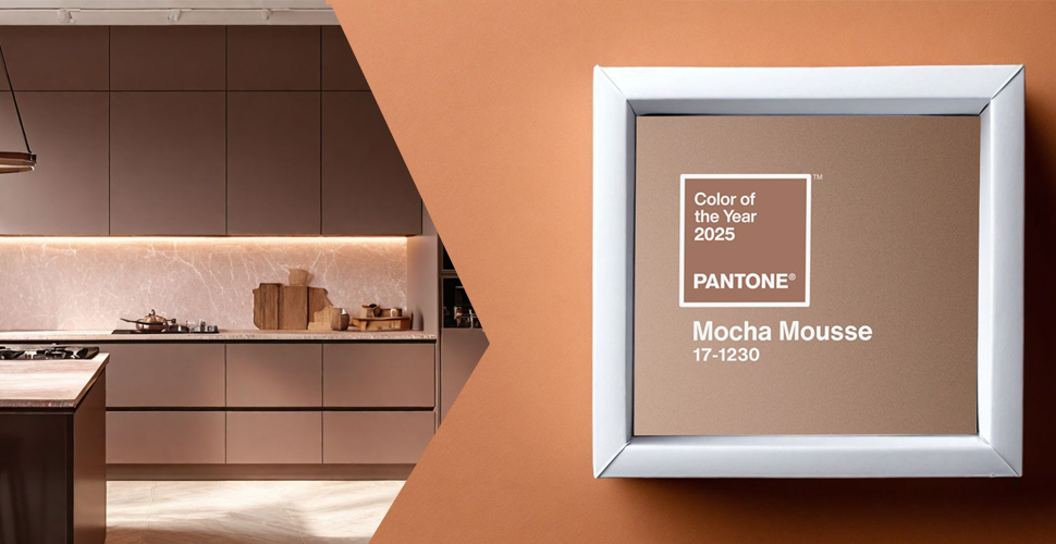ЛДСП ДЛЯ МЕБЕЛИ В ЦВЕТЕ ГОДА PANTONE MOCHA MOUSSE