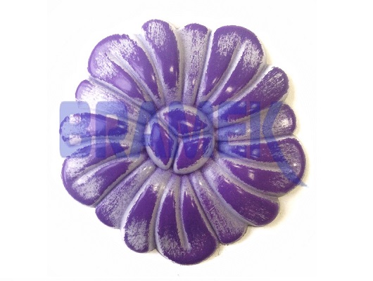 Окрашенная розетка из гибкого ПВХ для мебели SY 0889.