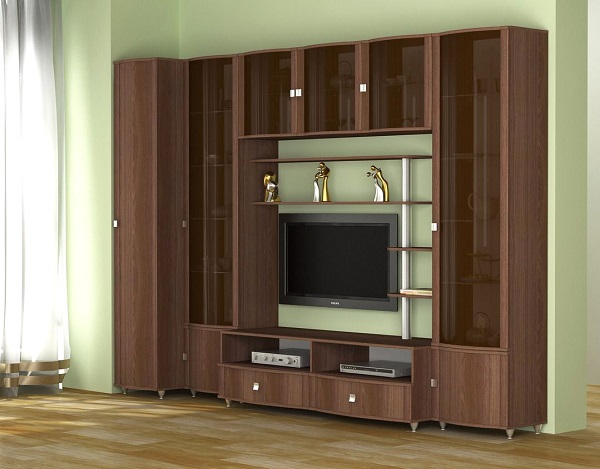 Мебель с кромкой пвх 0,4*19 мм PV3239 - пример использования. Цвет ясень шимо темный.