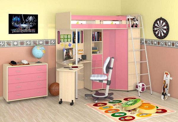 Мебель с врезным кантом пвх 017B BK4120 - пример использования.