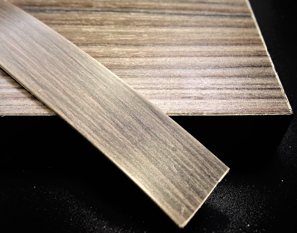 Кромочная лента ПВХ 1,8*22 мм BR604 с плитой ЛДСП 18 мм каштан арвадонна темный