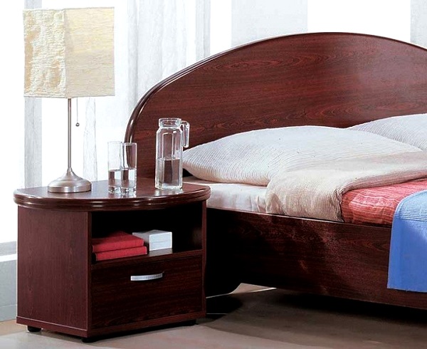 Мебель с накладным кантом пвх U16 BK9603 - пример использования. Цвет махагон.