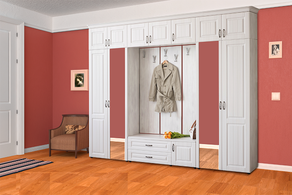 Мебель с кромкой пвх 0,4*19 мм CL1510 - пример использования. Цвет выбеленное дерево.