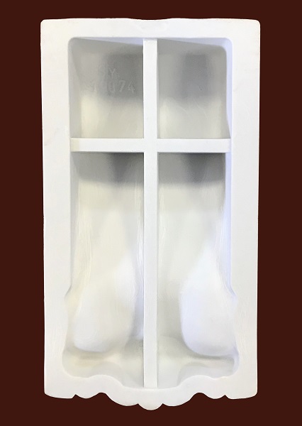 Декоративная капитель из пвх SY 19074 вид сзади.