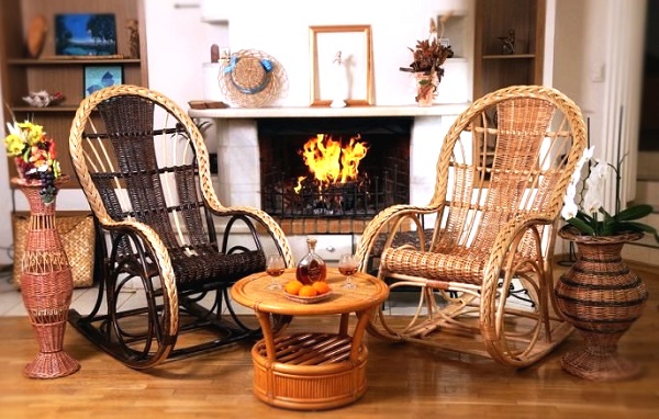кресло качалка из ротанга кресло качалка из ротанга