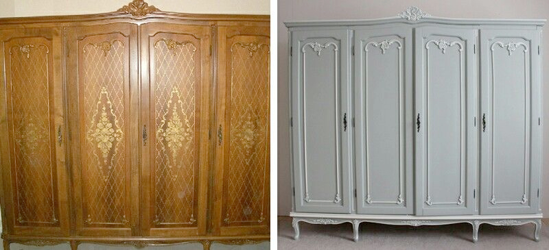 реставрация старого шкафа