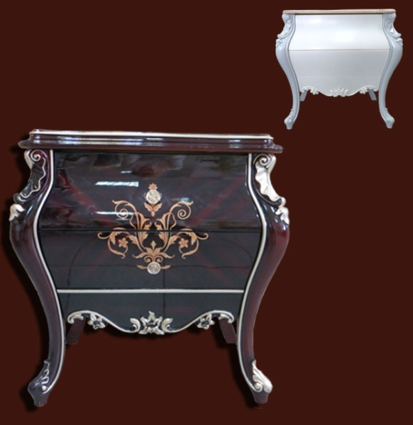 Тумбочка из ABS-пластика в классическом стиле.