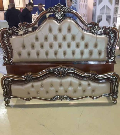 Комплектация передней спинки кровати SY 77006 изголовьем.