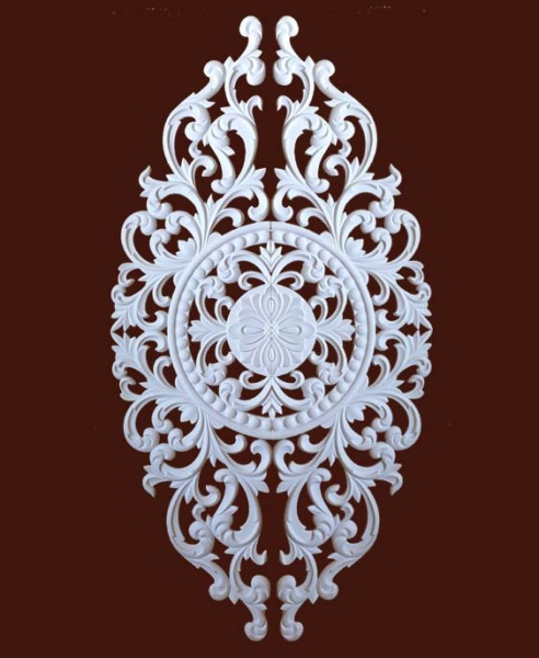 Сочетание двух декоративных элементов для дверей SY 88353.