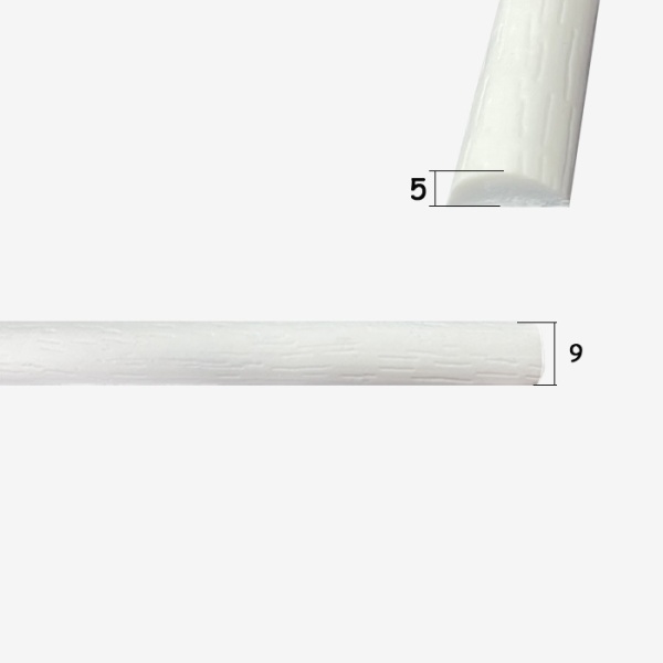 Молдинг 8 мм с тиснением под дерево размеры SY-8