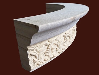 Карниз МДФ НК 1 радиусный (с декором)