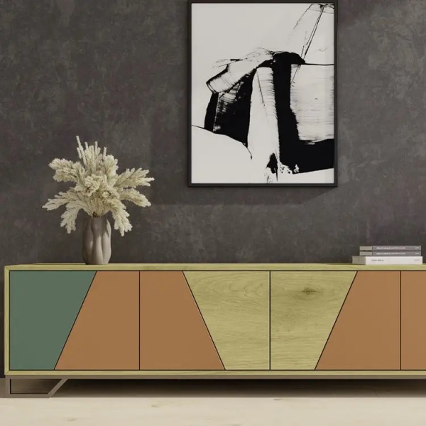 Мебель с кромкой пвх 1*42 мм BR755 - пример использования. Цвет безмолвная пустыня.