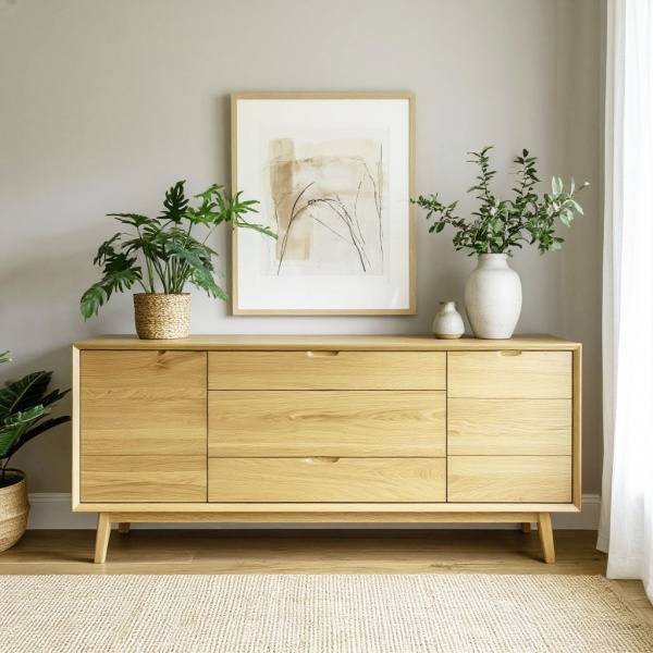 Мебель с кромкой пвх 0,4*19 мм PV603 - пример использования. Цвет дуб сонома светлый.