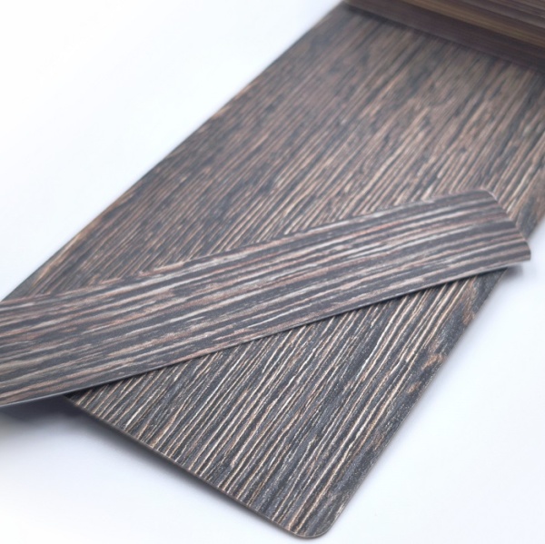 Кромочная лента ПВХ 0,4*19 мм BR270 с плитой ЛДСП 16 мм венге винтаж.