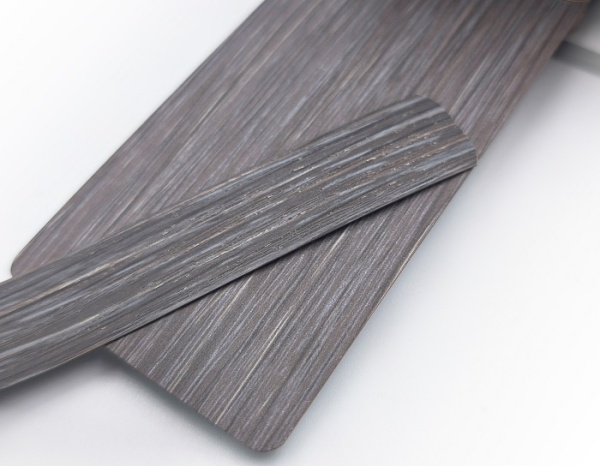 Кромочная лента ПВХ 0,4*19 мм PV267 с плитой ЛДСП 16 мм капучино.