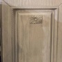 Декоративная розетка из гибкого ПВХ SY 0521-1 на мебельном фасаде - пример использования.