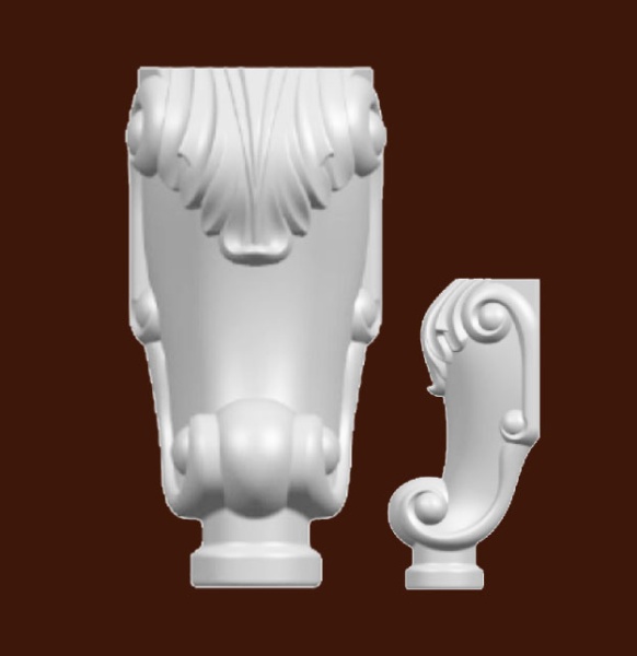 Опора мебельная SY 15110 из ABS-пластика.