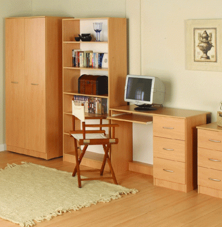 Мебель с кромкой пвх 2*19 мм PV5125 - пример использования. Цвет бук светлый.