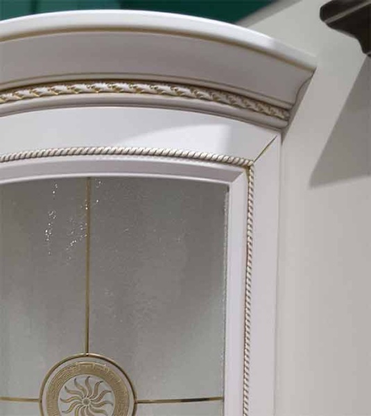 Мебельный молдинг SY 175 для шкафа - пример на готовой мебели. 