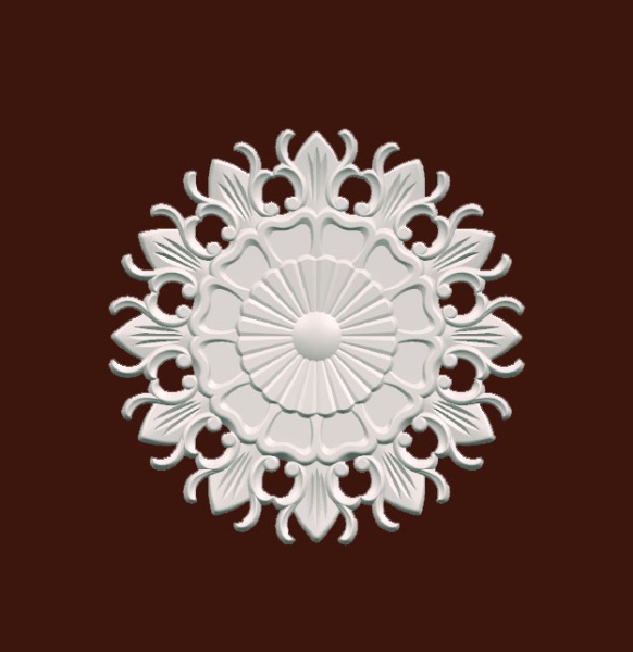 Декоративный элемент SY 88124 из гибкого ПВХ для дверей, а также фасадов и мебели различного назначения.