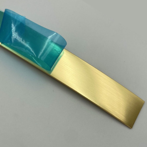 кромка пвх металлизированная латунь с защитной пленкой в магазине Брамек