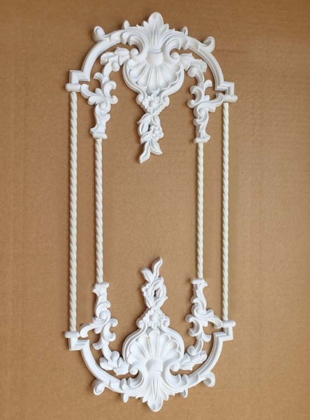 Сочетание декора для дверей SY 16010 с мебельный молдингом пвх.