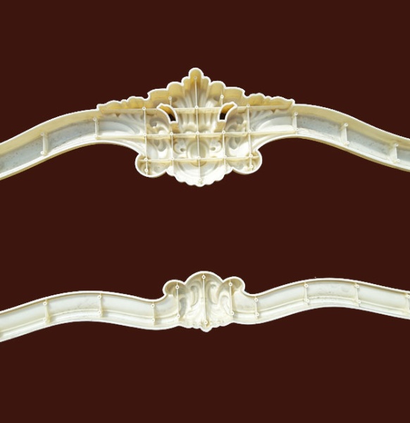 Монтажные отверстия для крепления рамы для спинки кровати из пластика SY 77005.