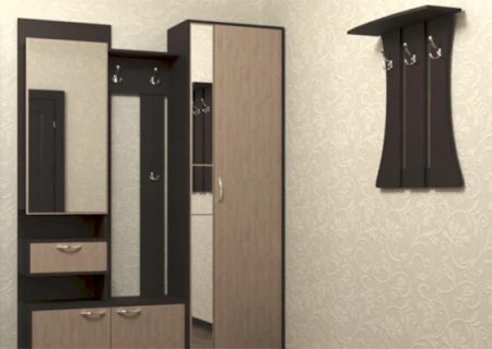 Мебель с кромкой пвх 1*35 мм BR252 - пример использования. Цвет венге линум.