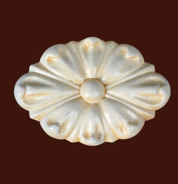 Декоративная розетка SY 0705 из ПВХ для мебели и мебельных фасадов.