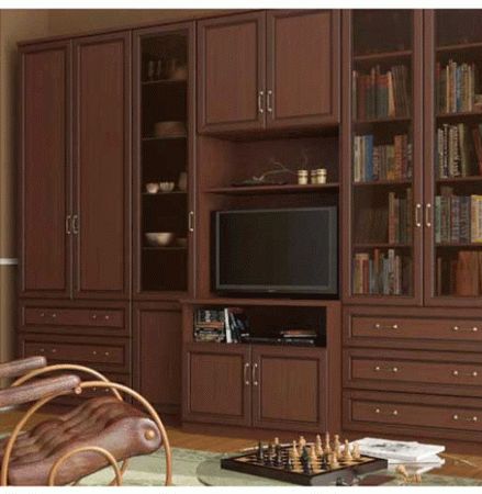 Мебель с кромкой пвх 0,4*28 мм RE7731 - пример использования. Цвет вишня портофино.