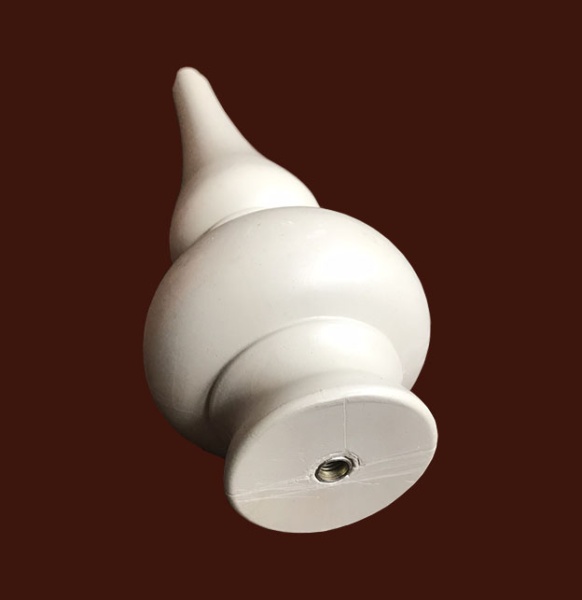 Монтажные отверстия для крепления мебельной опоры из пластика SY 13178.