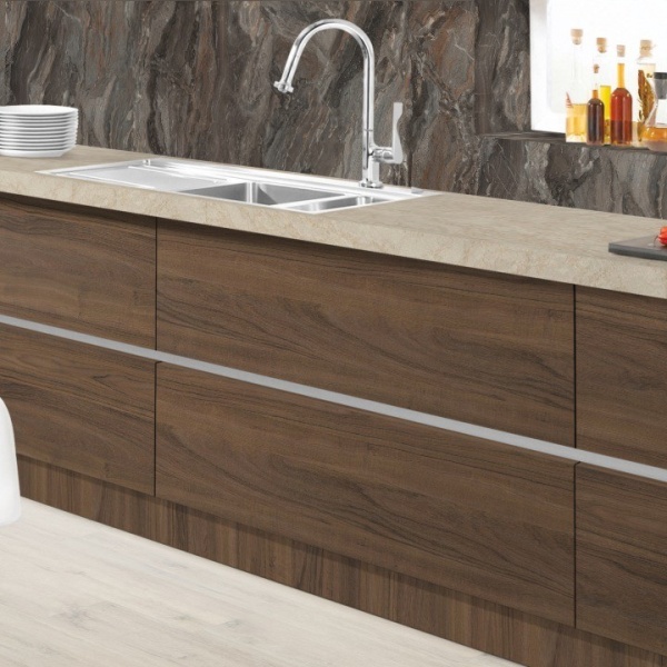 Мебель с кромкой пвх 1,8*35 мм BR215 - пример использования. Цвет дуб шато.